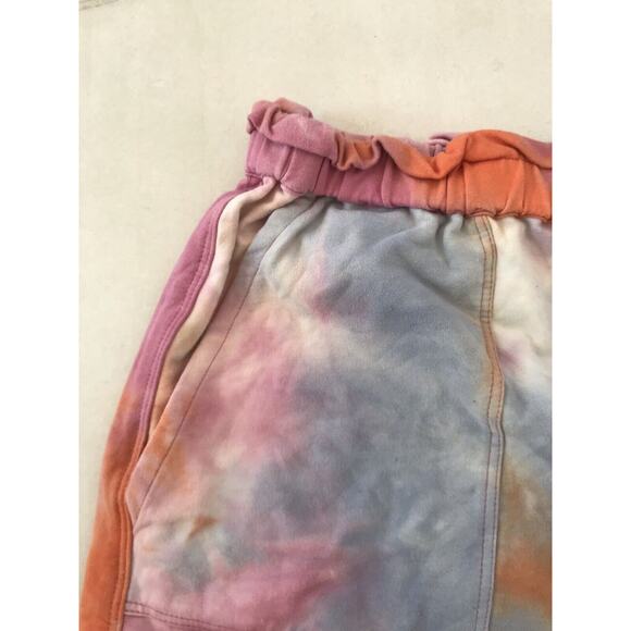 BlankNYC Cuffed Shorts Tie Dye Stretch High Waist - Picture 3 of 10